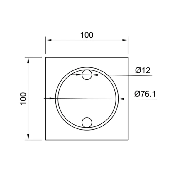 Endcap Drawing - Structural Steel Components