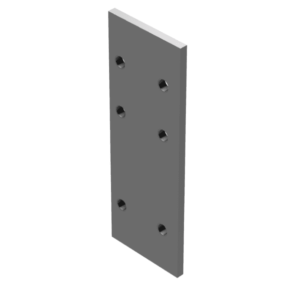 178x102 UB Offset 133mm Column End Plate Structural Steel Components