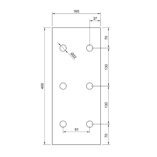 254x146 UB Apex End Plate Structural Steel Components