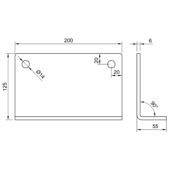 Double Cleat Structural Steel Components
