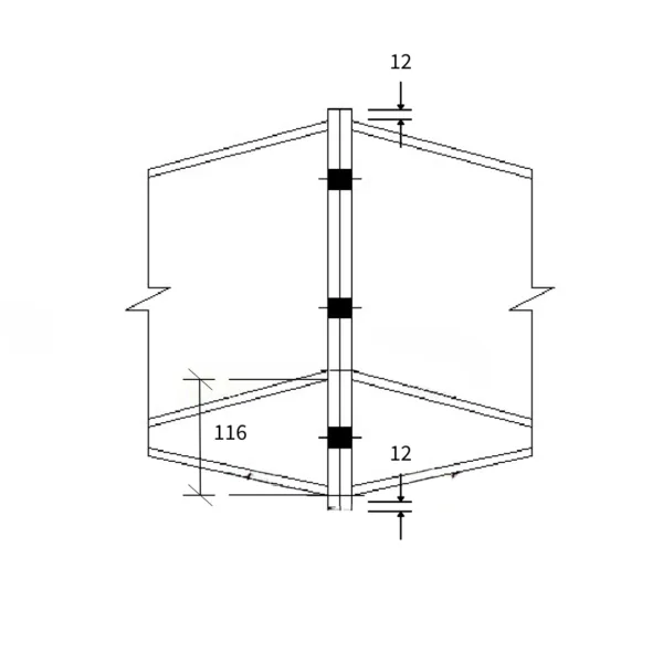Apex End Plate, 254 x 146, Structural Steel Components