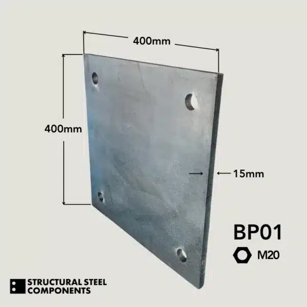 400 x 400 x 15mm Base Plate - Image 4