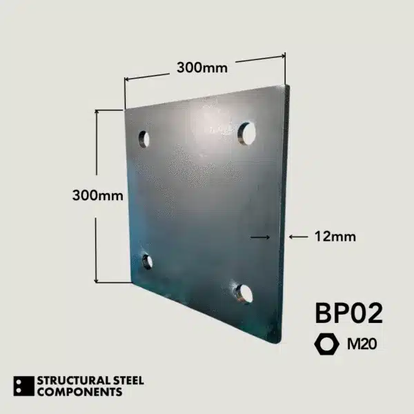300 x 300 x 12mm Base Plate - Image 4