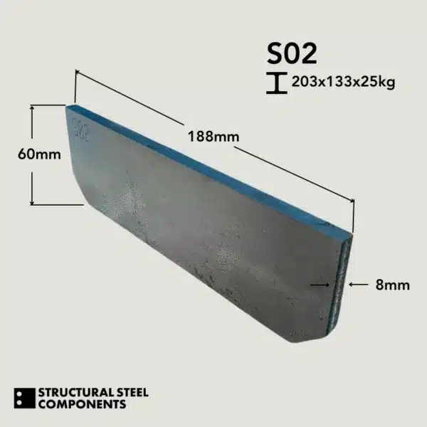 203 x 133 x 25 UB Stiffener - Image 4