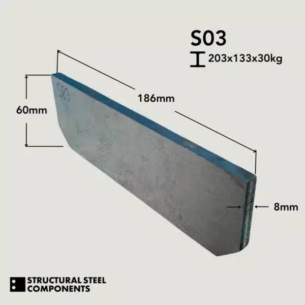 203 x 133 x 30 UB Stiffener - Image 4