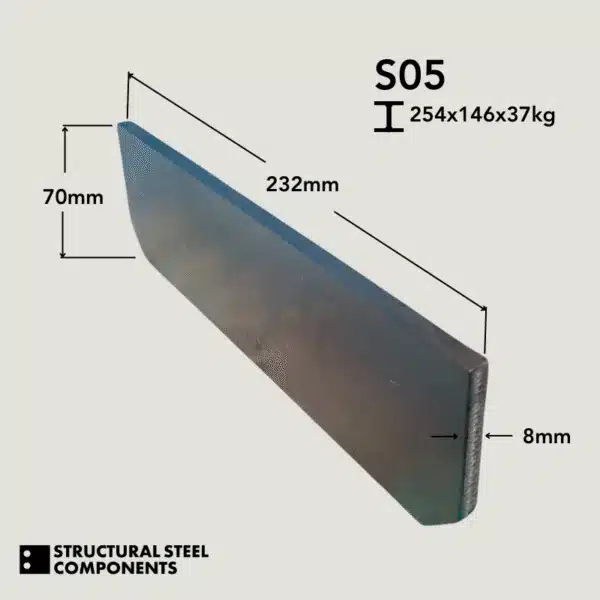 254 x 146 x 37 UB Stiffener - Image 4