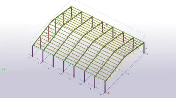 Steel Building CAD Design | Portal Frame Detailing (UK)