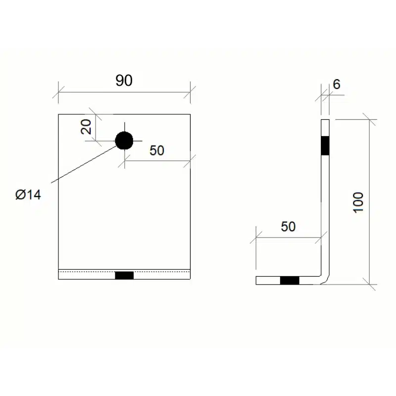 Bolt On Cleats - Side Rail